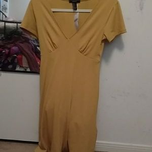Mustard yellow dress